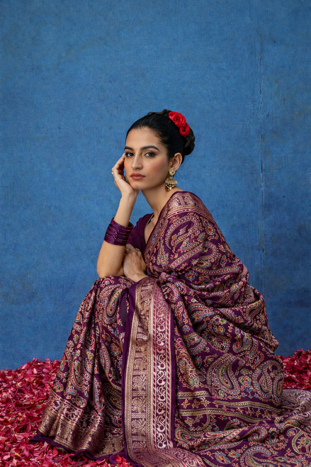 Pallavi Maroon Kashmira